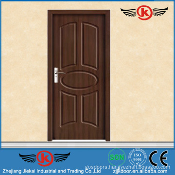 JK-P9044 JieKai cheap bathroom interior pvc door prices / ventilated interior door / door handles for interior doors price